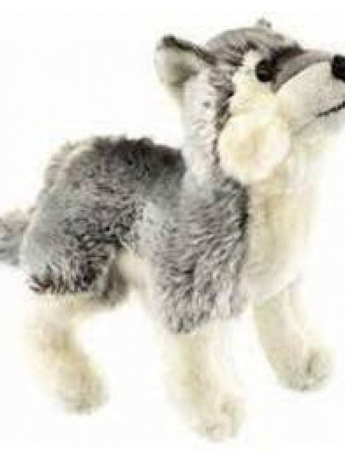 Peluche Loup Gris 20 centimetre - Kiabi