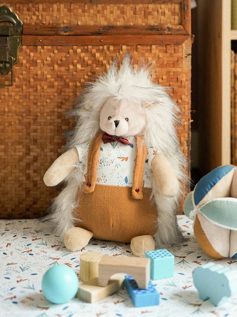Peluche Lucien le hérisson Jaune moutarde - Kiabi