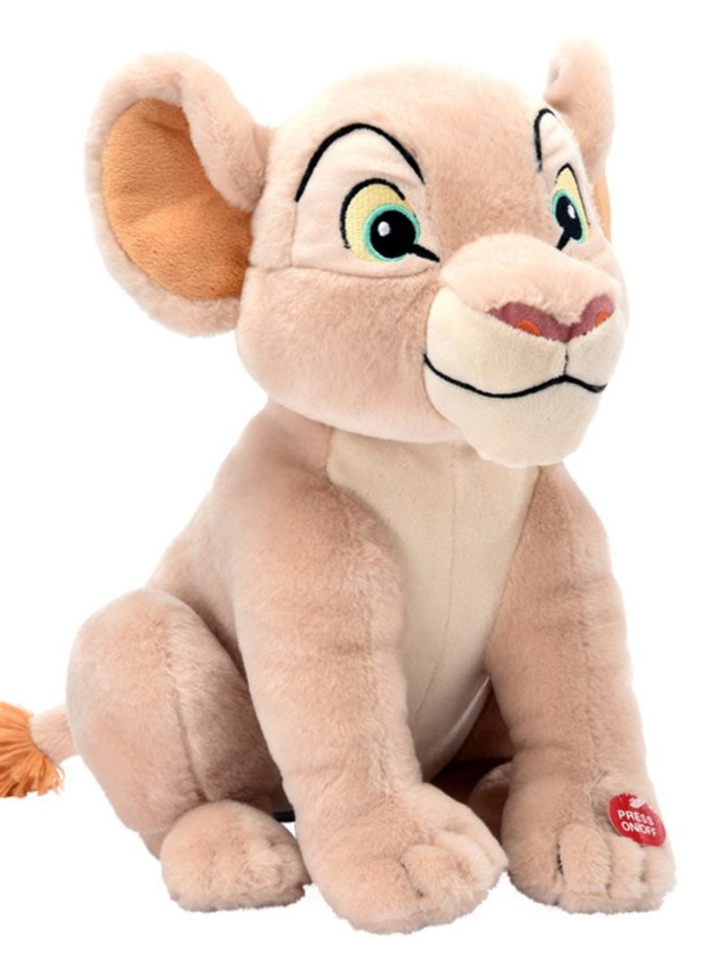 Peluche Lumineuse Et Musicale -  Roi Lion - Nala Marron - Kiabi