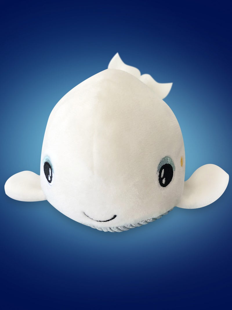 Peluche lumineuse Shakies Baleine Blanc - Kiabi
