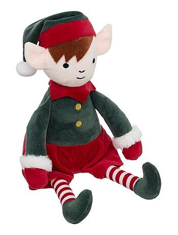 Peluche lutin de Noël