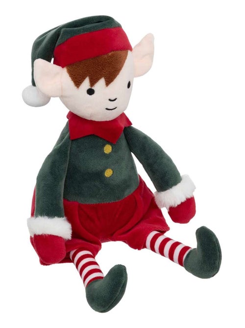 Peluche lutin de Noël - Kiabi