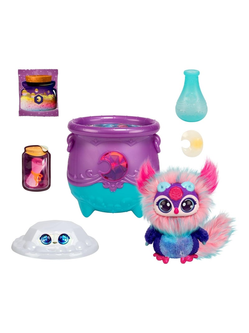 Peluche Magic Mixie au milieu des bulles du chaudron Multicolore - Kiabi