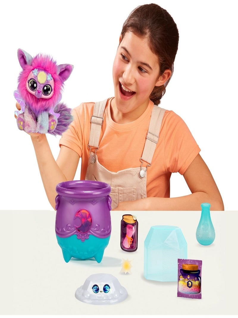 Peluche Magic Mixie au milieu des bulles du chaudron Multicolore - Kiabi