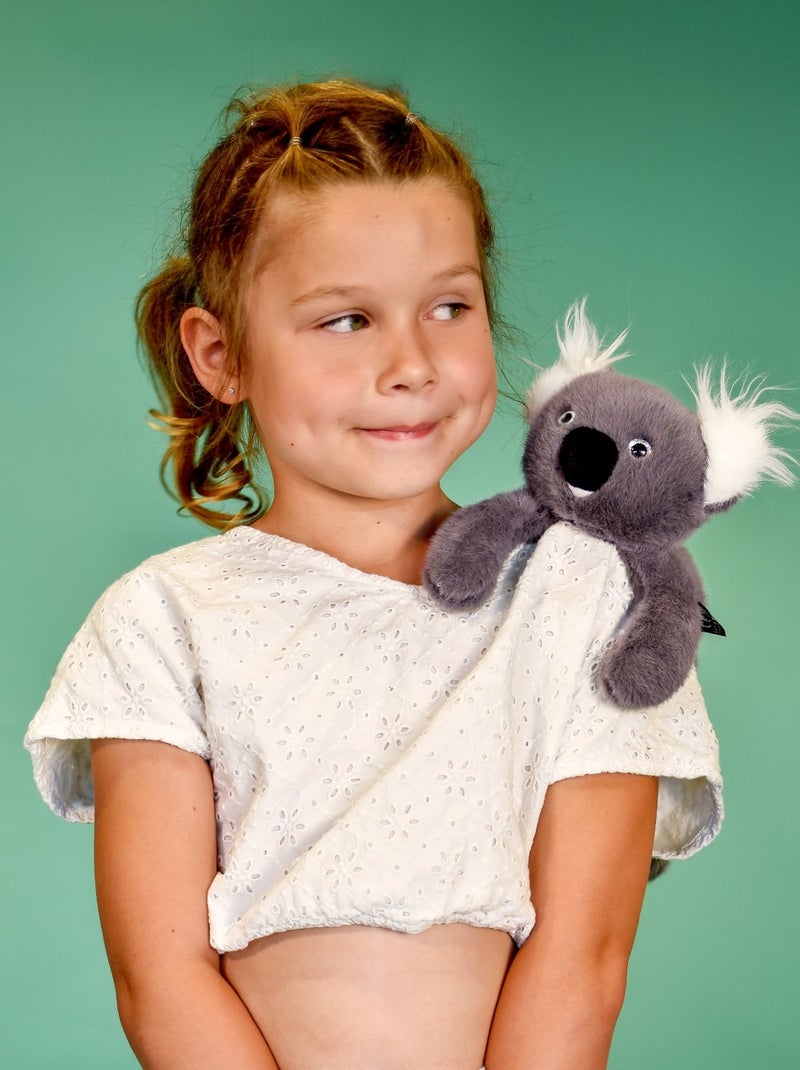 Peluche magnétique 30 cm Gris - Kiabi