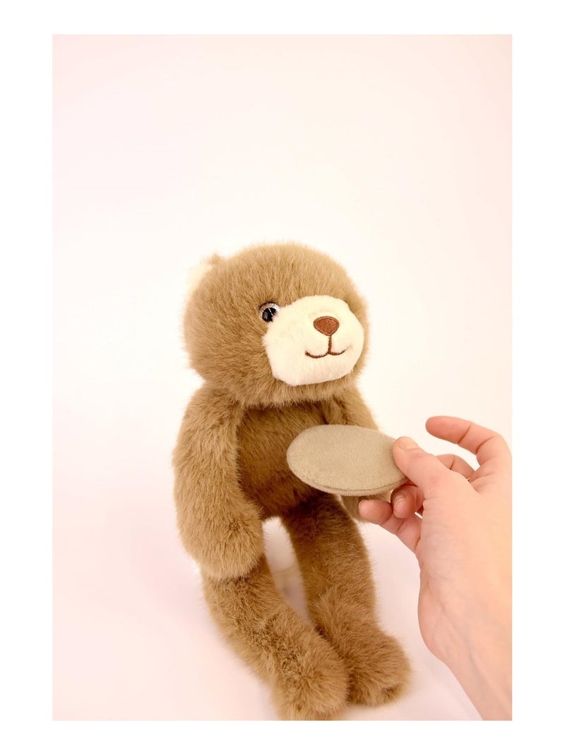 Peluche magnétique 30 cm Marron - Kiabi