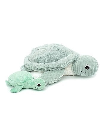 Peluche maman bébé tortue