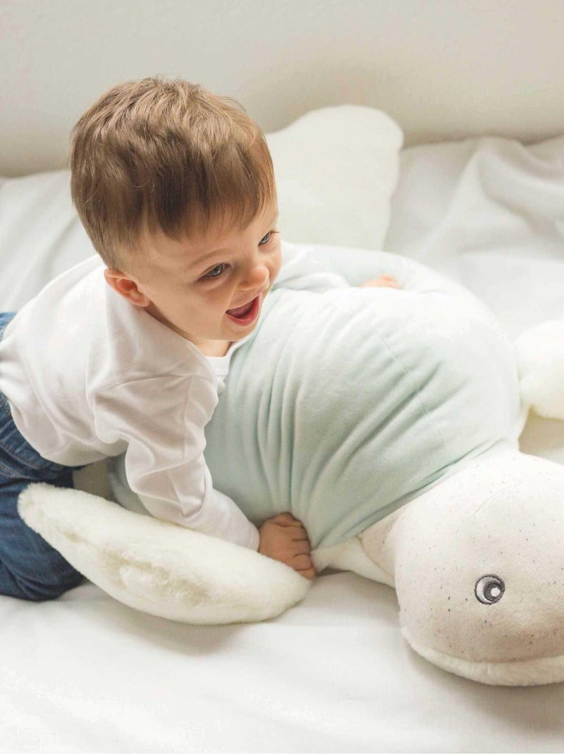 Peluche Manu La Tortue 60cm Pour Bébé Vert - Kiabi