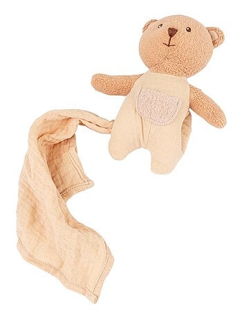 Peluche Marcel l'ours et son doudou