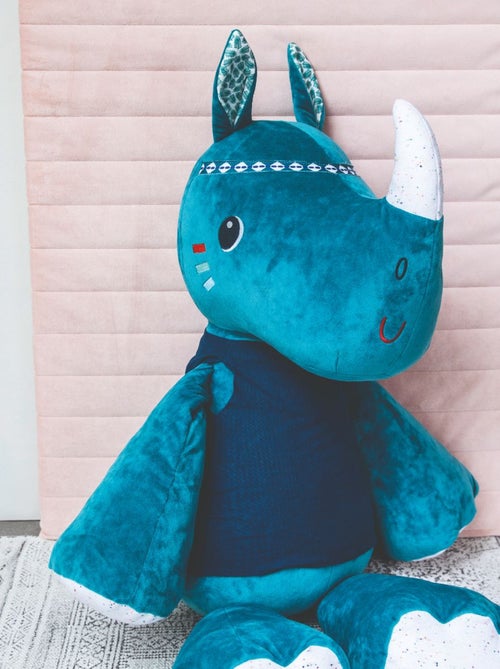 Peluche Marius le rhino 50 cm - Kiabi