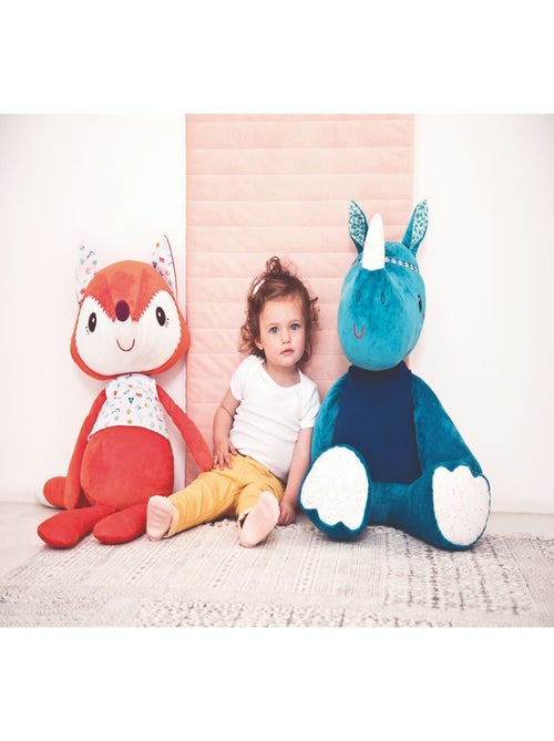 Peluche Marius le rhino 50 cm - Kiabi