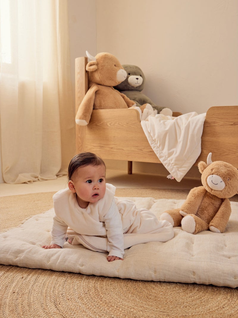 Peluche Medium 40 cm - Fluffy Cow Noukie's Beige - Kiabi