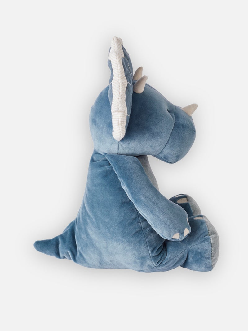Peluche medium Ops en veloudoux, Noukie's Bleu - Kiabi