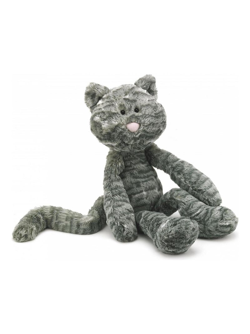 Peluche Merryday Cat Medium - H: 41 cm Blanc - Kiabi