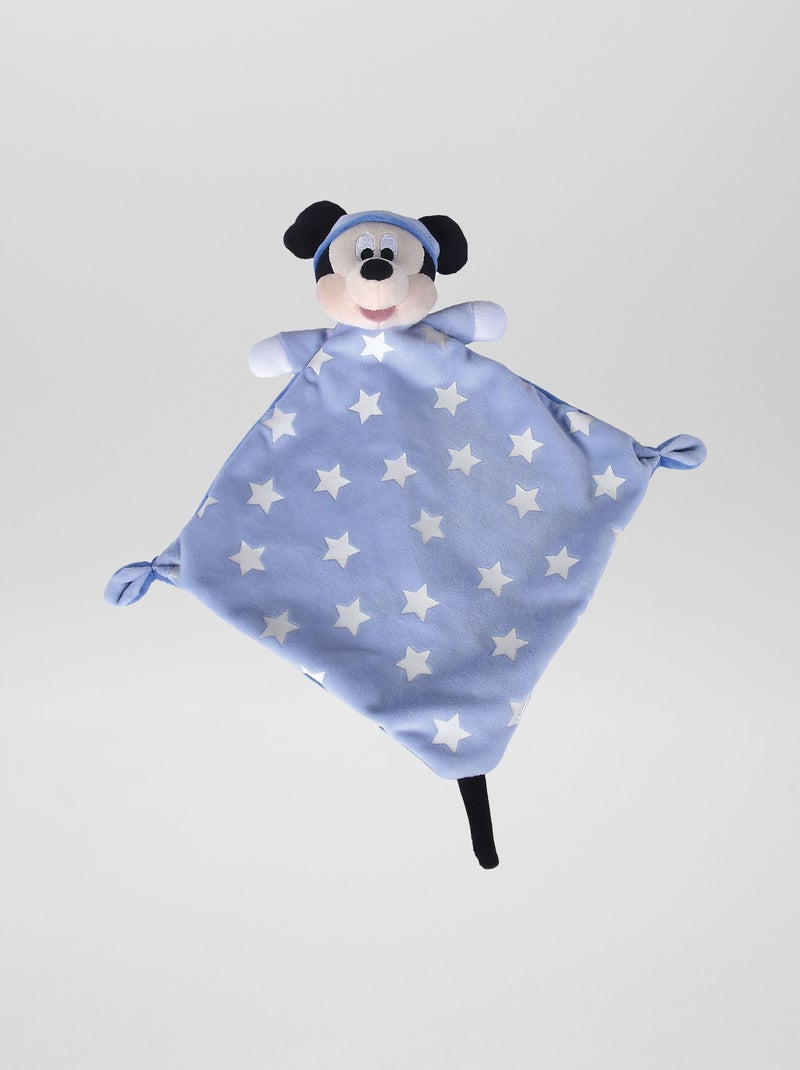 Peluche 'Mickey' phosphorescente Bleu - Kiabi