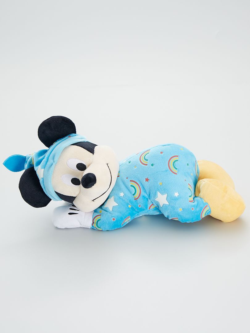 Peluche Mickey phosphorescente - 25 x 10 x 8 cm - Impression lumineuse -  Bleu - Doudou - Achat & prix