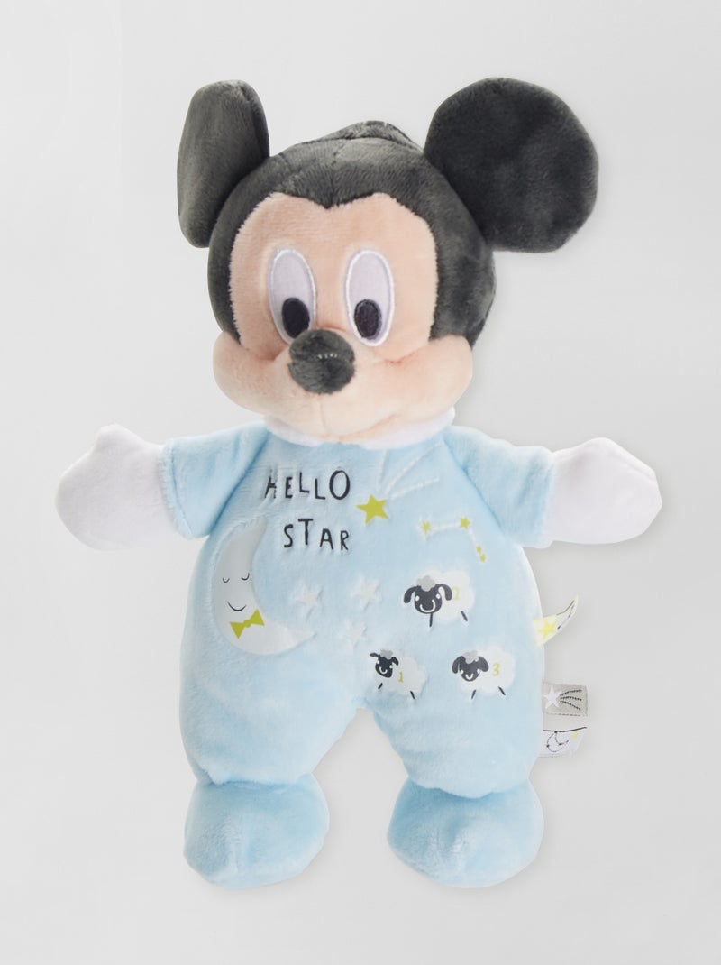 Peluche 'Mickey' Phosphorescente bleu - Kiabi