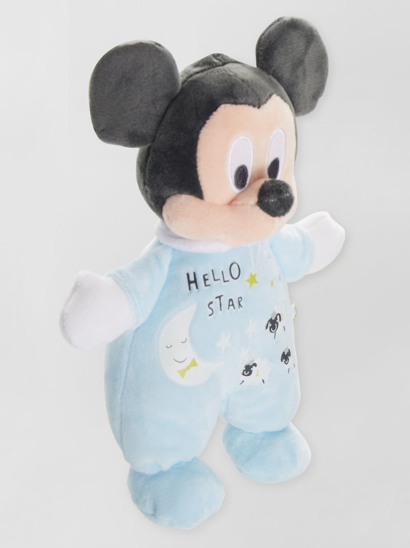 Peluche 'Mickey' Phosphorescente bleu - Kiabi