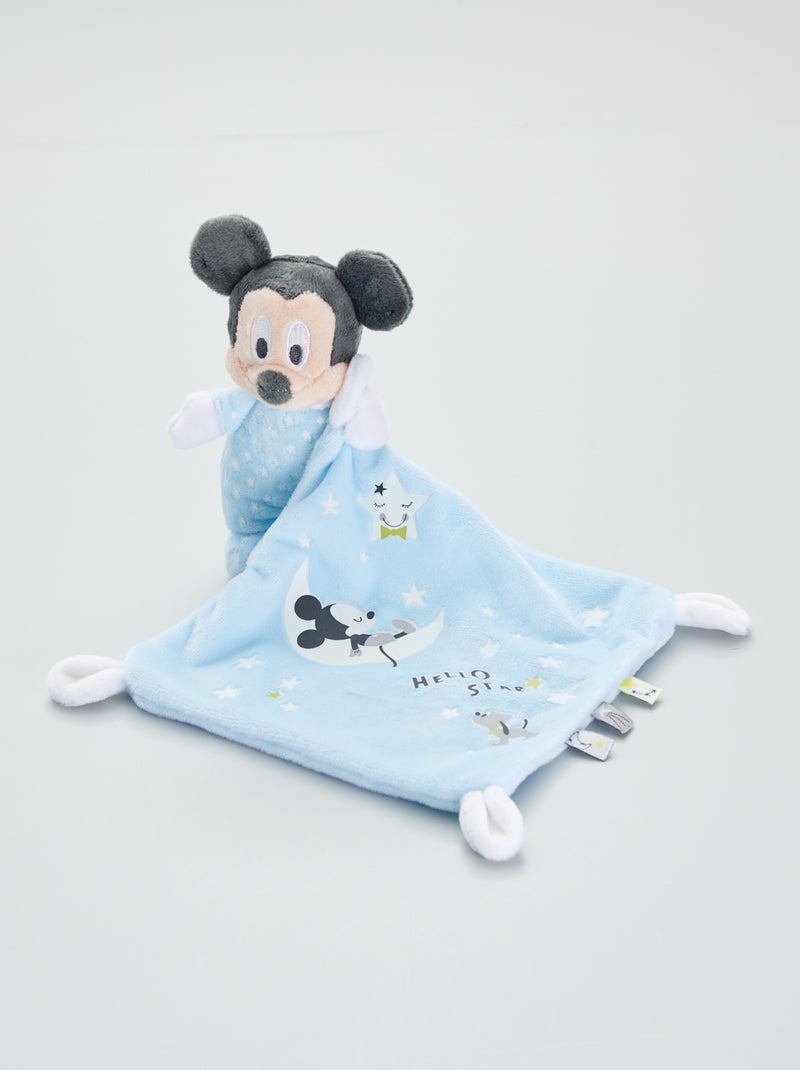 Peluche 'Mickey' Phosphorescente bleu - Kiabi