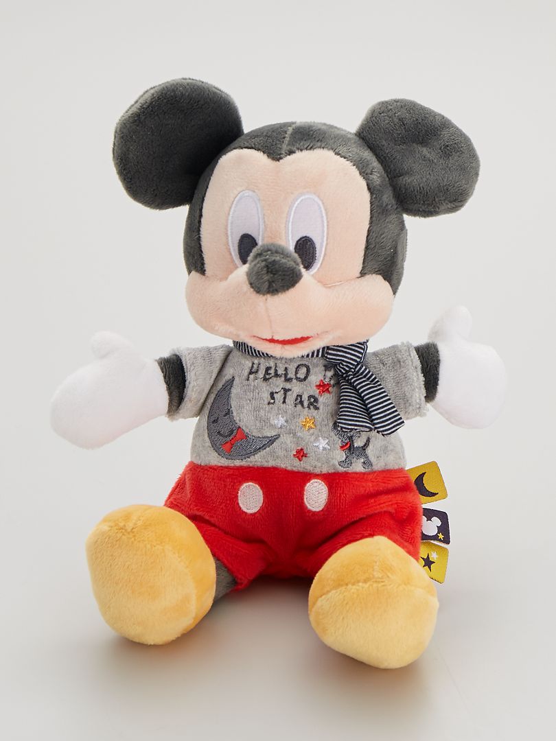 Peluche 'Mickey' rouge/gris - Kiabi