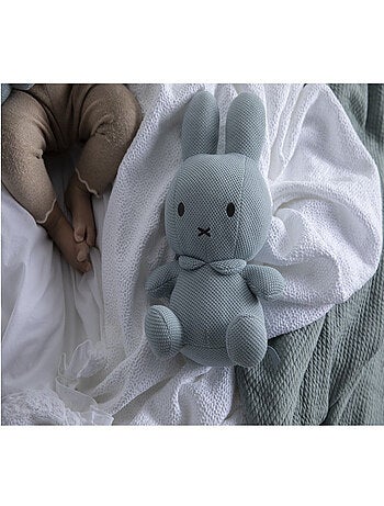 Peluche Miffy - Tricot vert amande - 32 cm