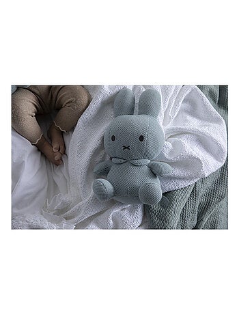 Peluche Miffy - Tricot vert amande - 32 cm