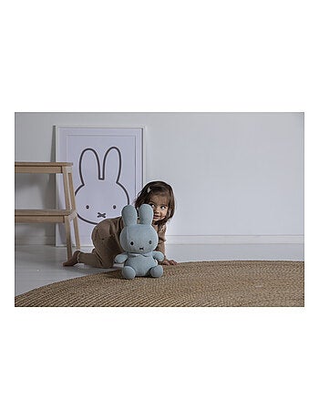 Peluche Miffy - Tricot vert amande - 32 cm