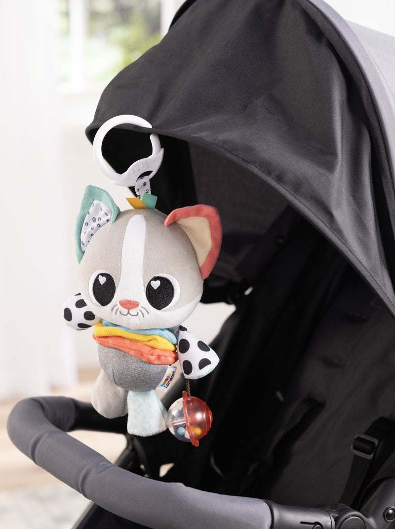 Peluche millie le chat à clip pour landau et poussette Multicolore - Kiabi