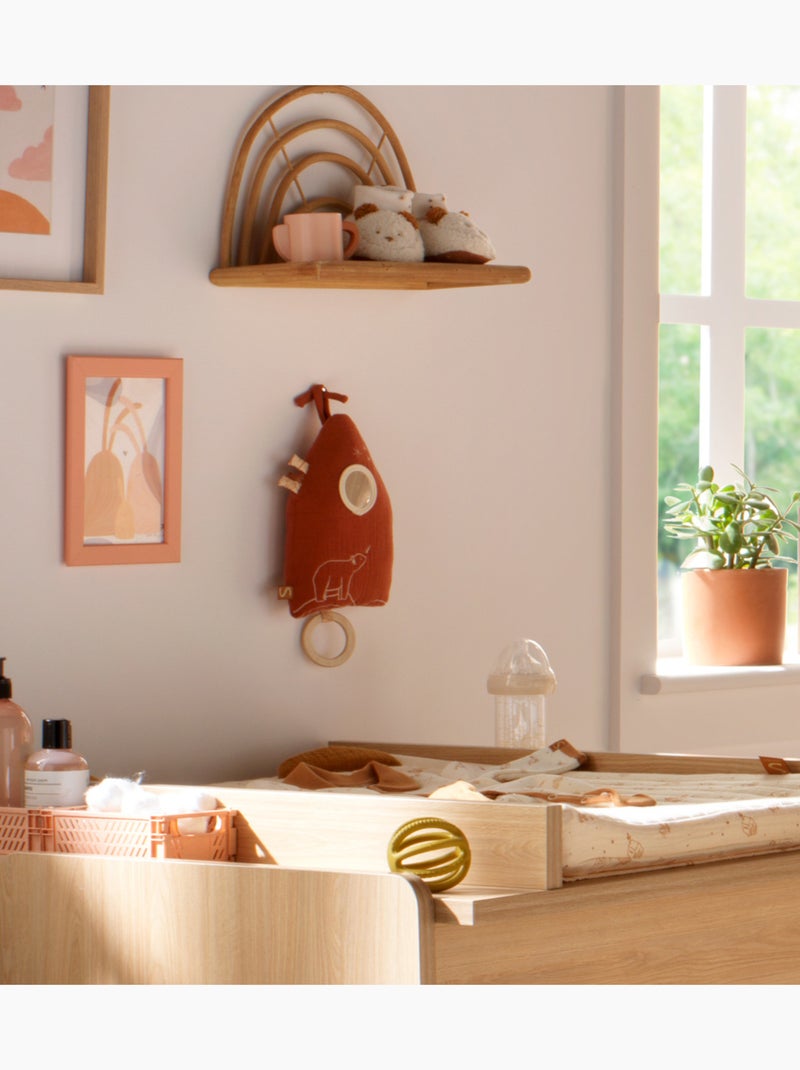 Peluche Mini Musical maison brodé - SAUTHON Orange - Kiabi