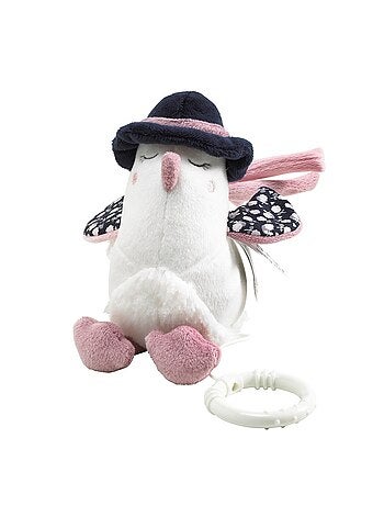 Peluche Mini Musical Oiseau en velours - SAUTHON