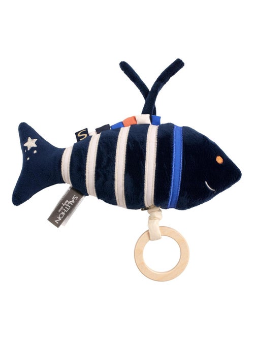 Peluche mini musical poisson en velours - - Kiabi