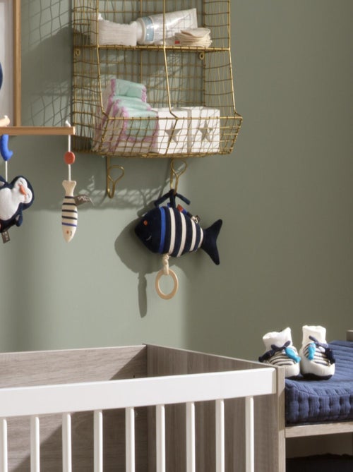 Peluche mini musical poisson en velours - - Kiabi