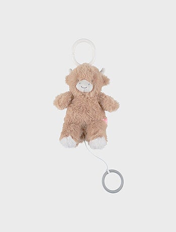 Peluche Mini Musicale 20 cm – Fluffy Cow Noukie's
