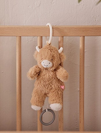 Peluche Mini Musicale 20 cm – Fluffy Cow Noukie's