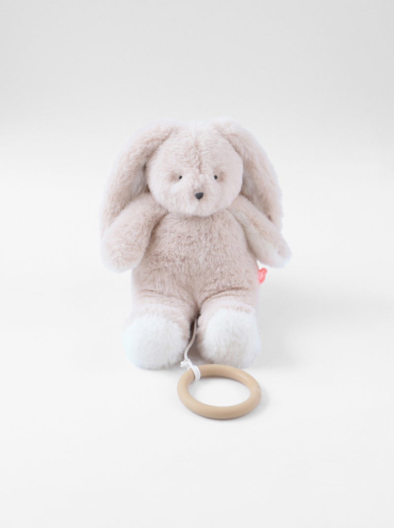 Peluche mini-musicale 20cm - Moka Noukie's Beige - Kiabi
