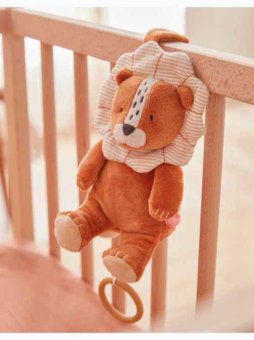 Peluche mini-musicale Babou en Veloudoux, caramel Noukie's - Kiabi