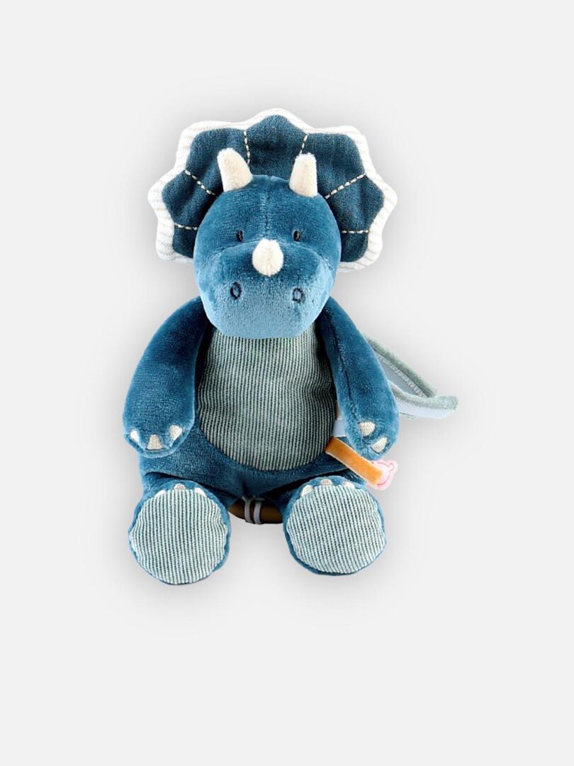 Doudou Noukies Personnage Bleu Bill & Bono Musical - Bleu - Kiabi - 19.14€