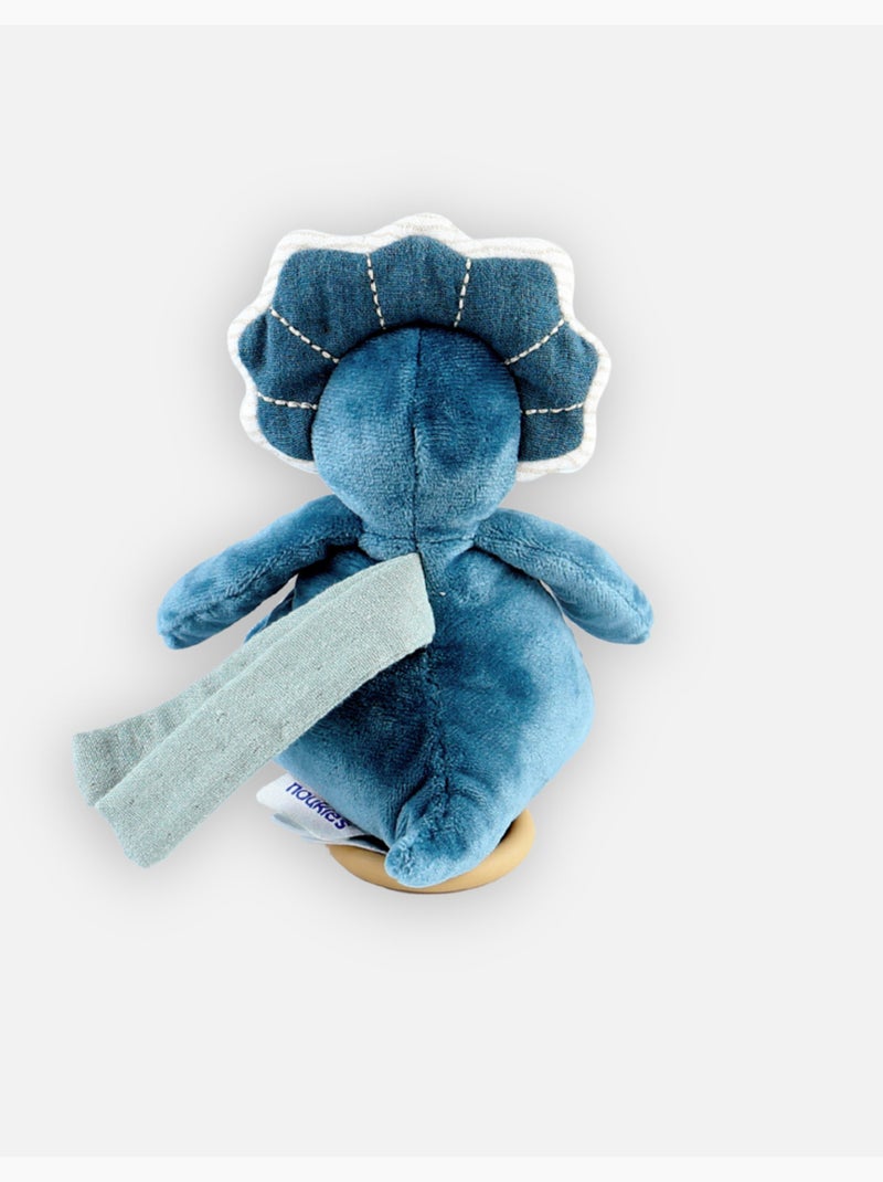 Peluche mini musicale Ops en Veloudoux, Noukie's Bleu - Kiabi