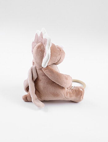 Peluche mini musicale Popsie en Veloudoux®, blush/rose poudré Noukie's