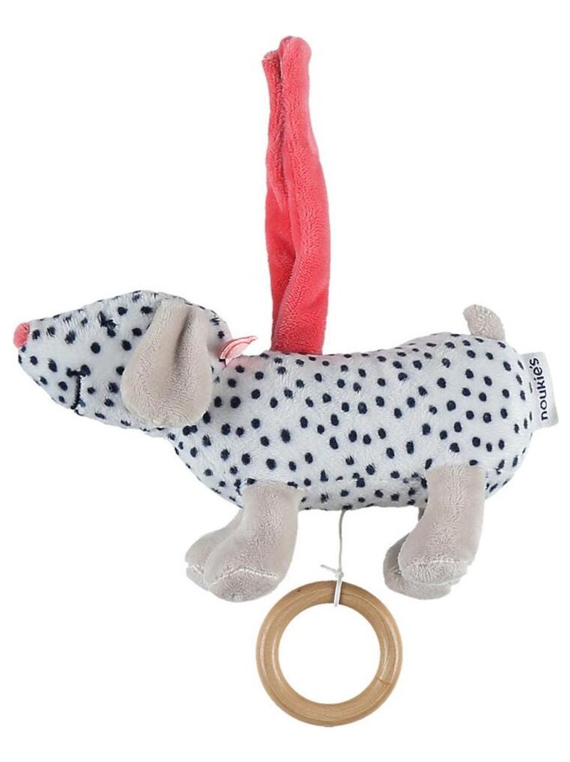 Peluche mini musicale Veloudoux Amy Beige - Kiabi