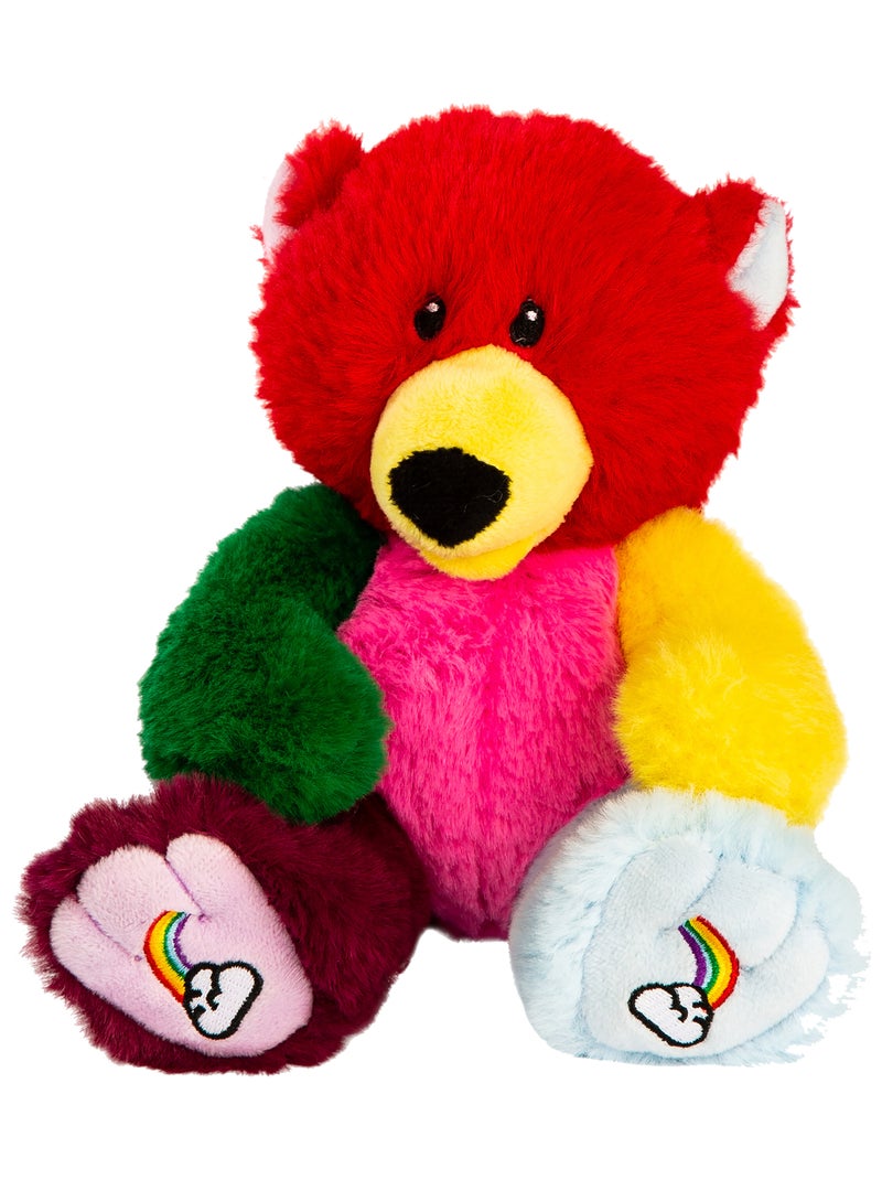Peluche mini ours espoir Vert/Rouge - Kiabi