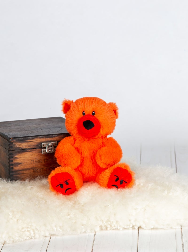 Peluche mini ours furieux Orange - Kiabi