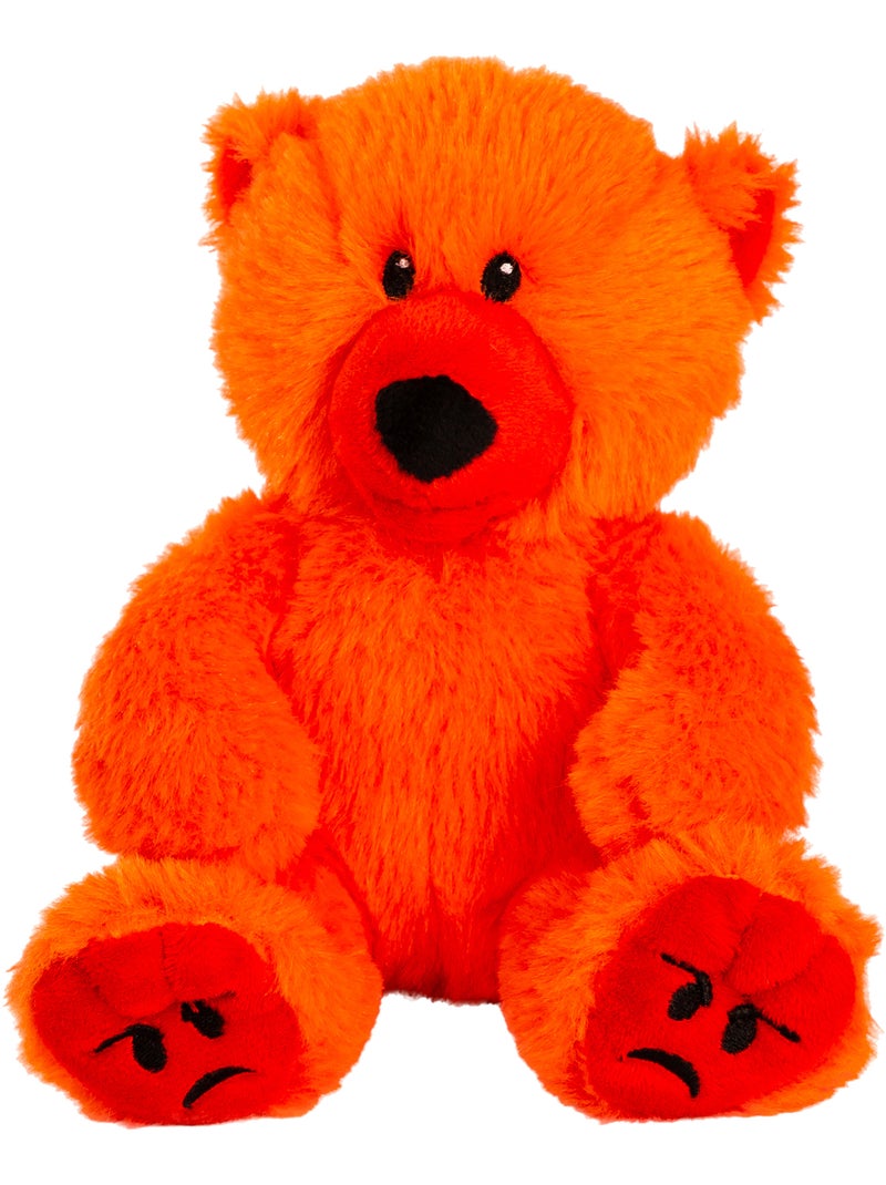 Peluche mini ours furieux Orange - Kiabi