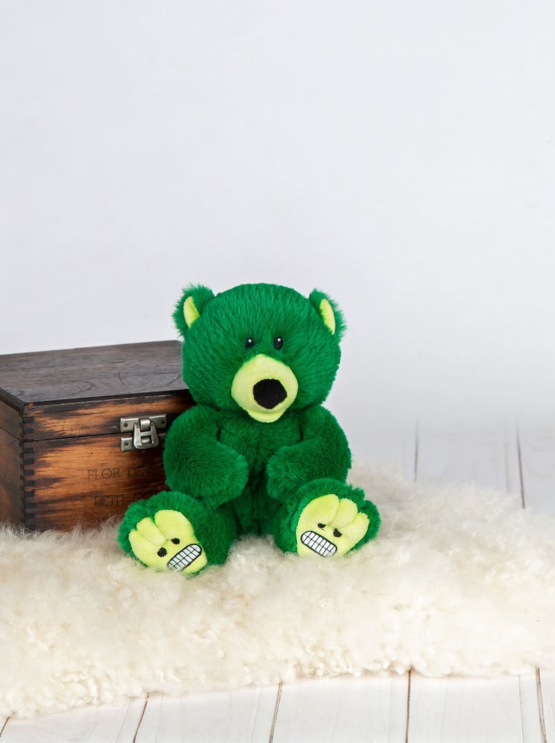 Peluche mini ours inquiet Vert forêt - Kiabi