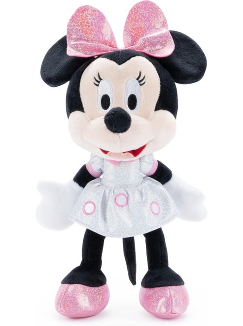 Peluche Minnie Mouse 25 cm pailletée - Kiabi