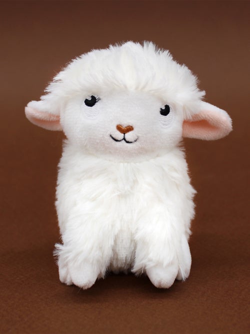 Peluche mouton maman et son bébé blanc - Kiabi