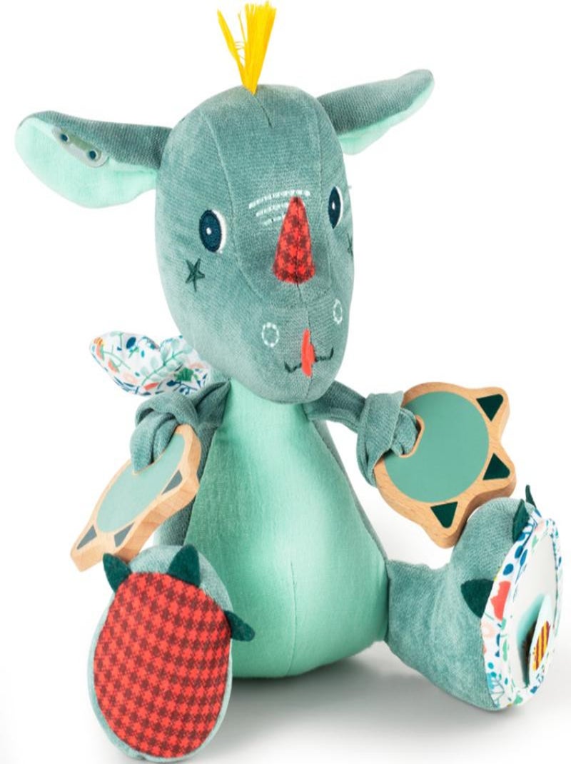 Peluche multi-activités Joe le dragon Vert d'eau - Kiabi