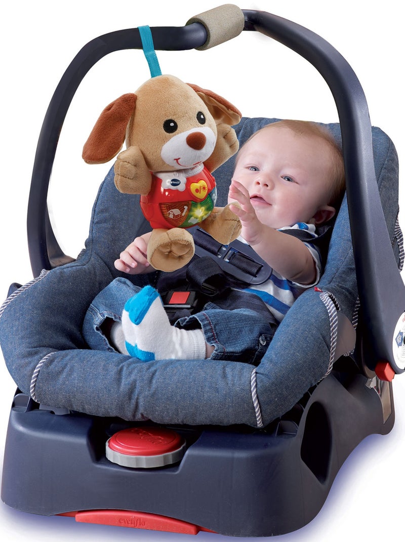 Peluche musicale à suspendre Chant'toutou brun Beige - Kiabi