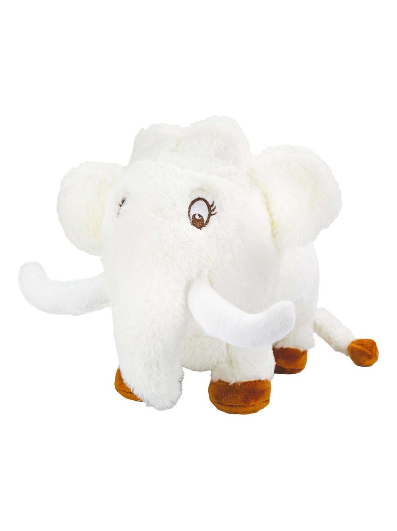 Peluche musicale "Agnes la mammoutesse" Blanc - Kiabi