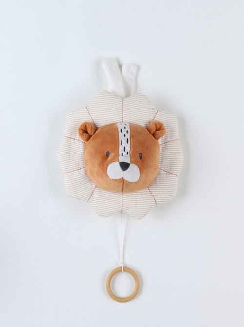Peluche musicale Babou en Veloudoux, caramel Noukie's - Kiabi